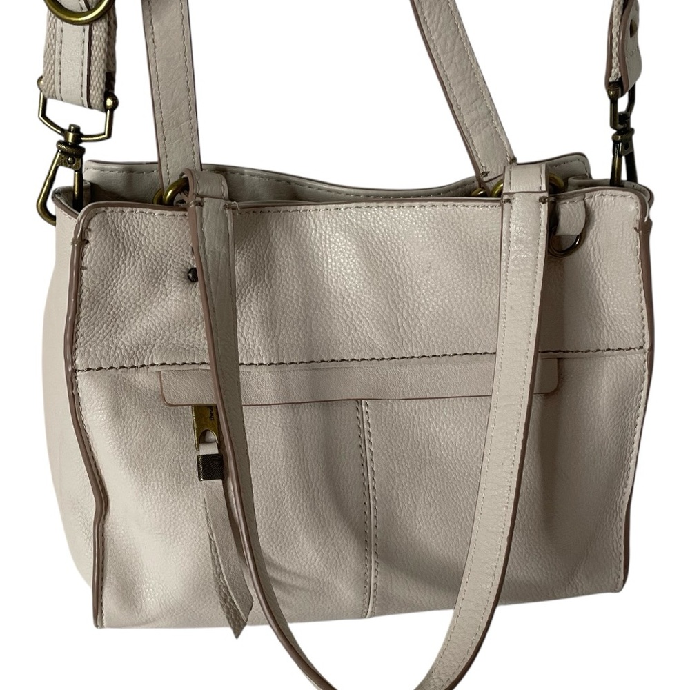 SAK Leather Cream Shoulder Bag